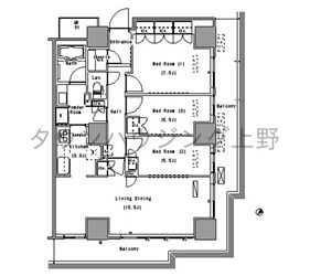 パークアクシス豊洲の物件間取画像